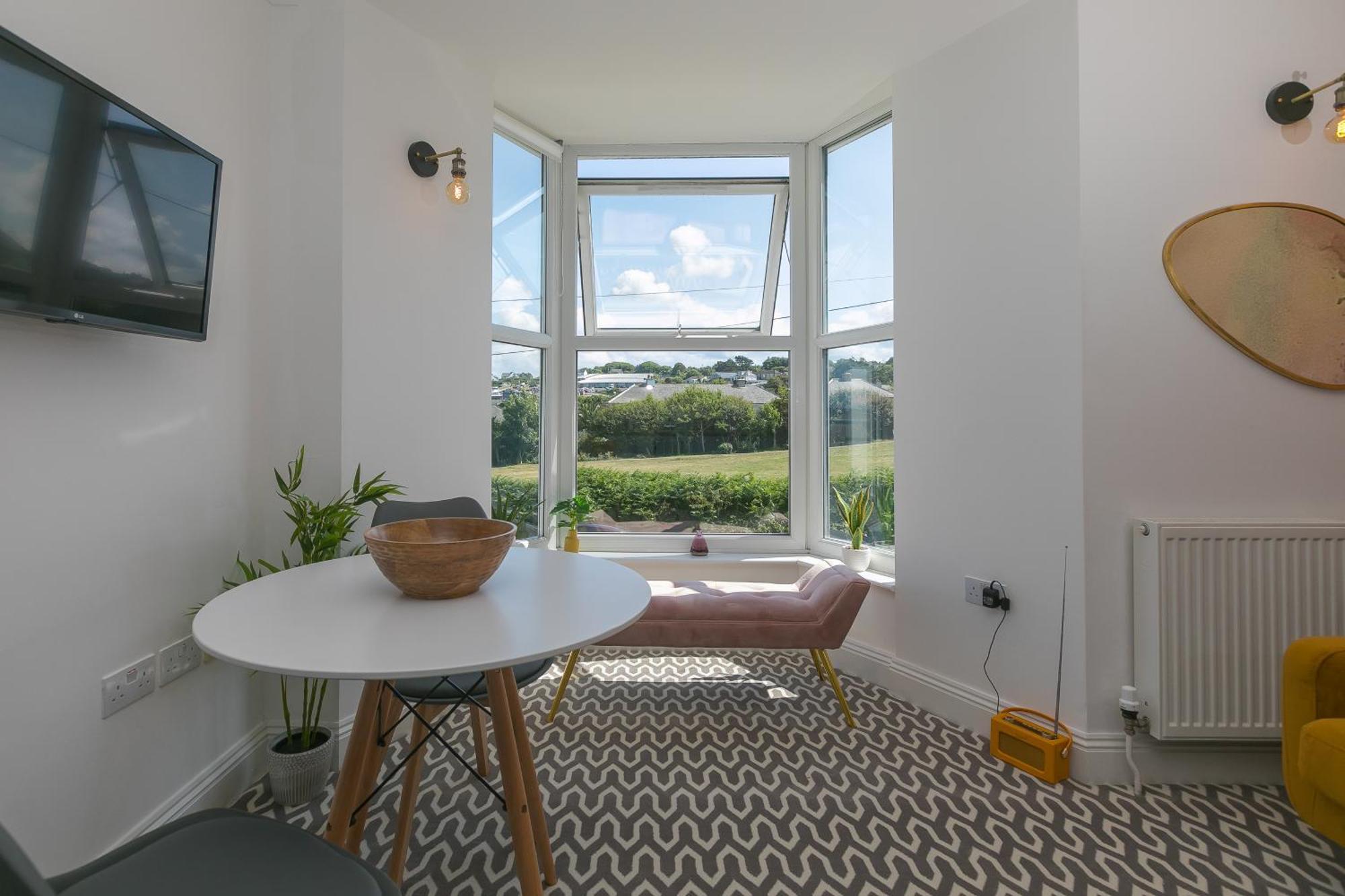 Appartement Seabreeze 3 - Seaview & Parking à St Ives Extérieur photo